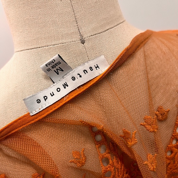 Brown Bohemian Robe Mesh - Picture 5 of 6